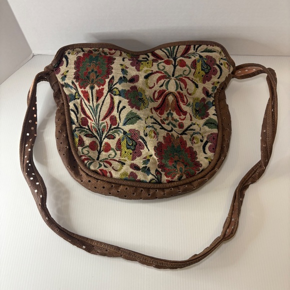 Vintage Joe Boxer Woven Tapestry Floral Pattern Purse Bag Handbag 90s Y2K main image 9